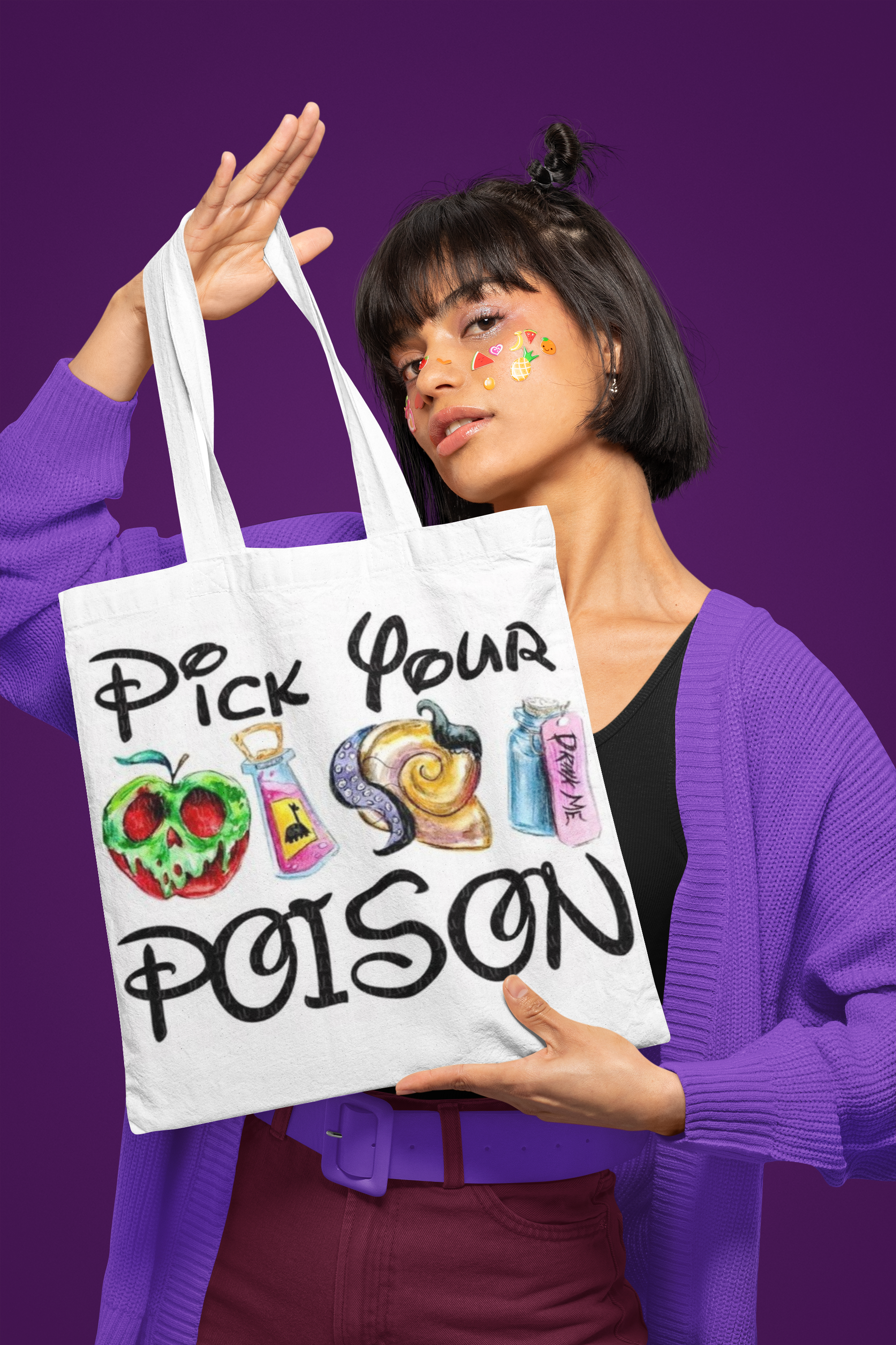 Tote bag villanas pick your poison