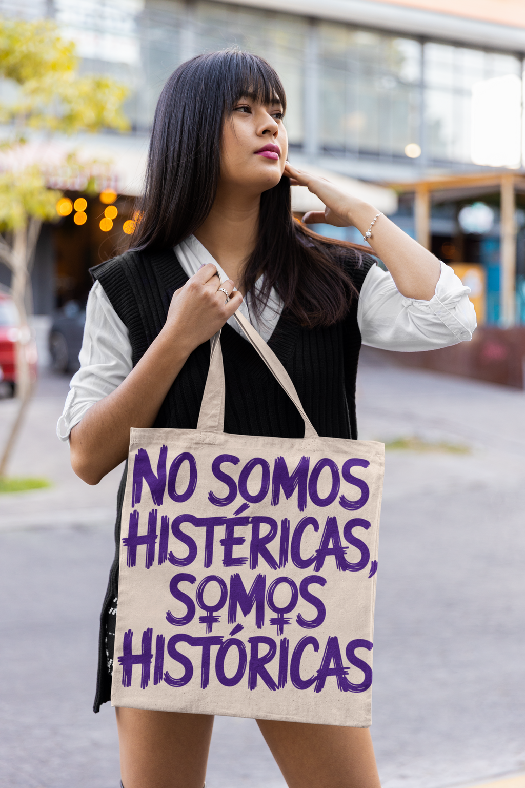 Tote bag no somos histéricas, somos históricas.