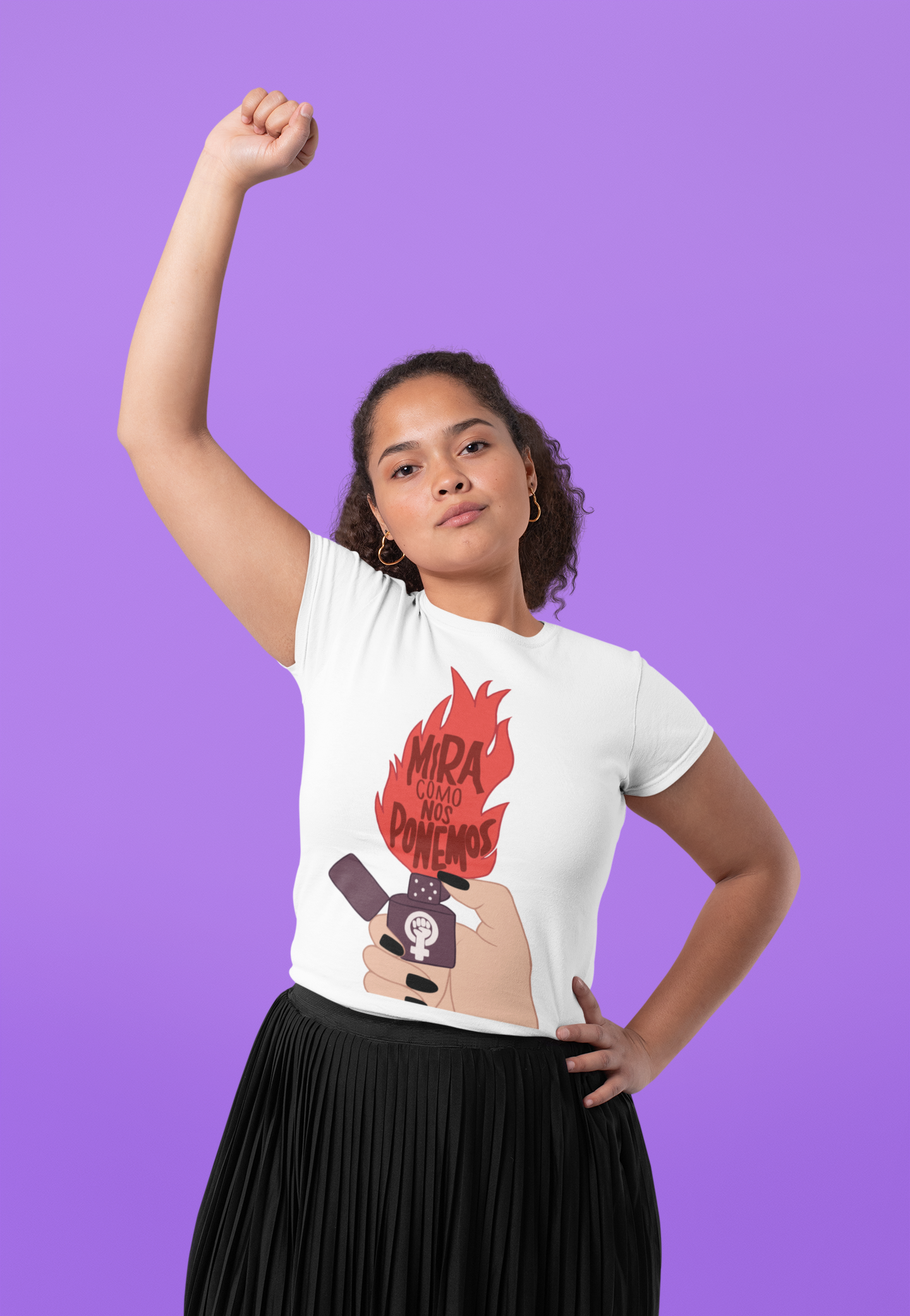 Playera mira como nos ponemos