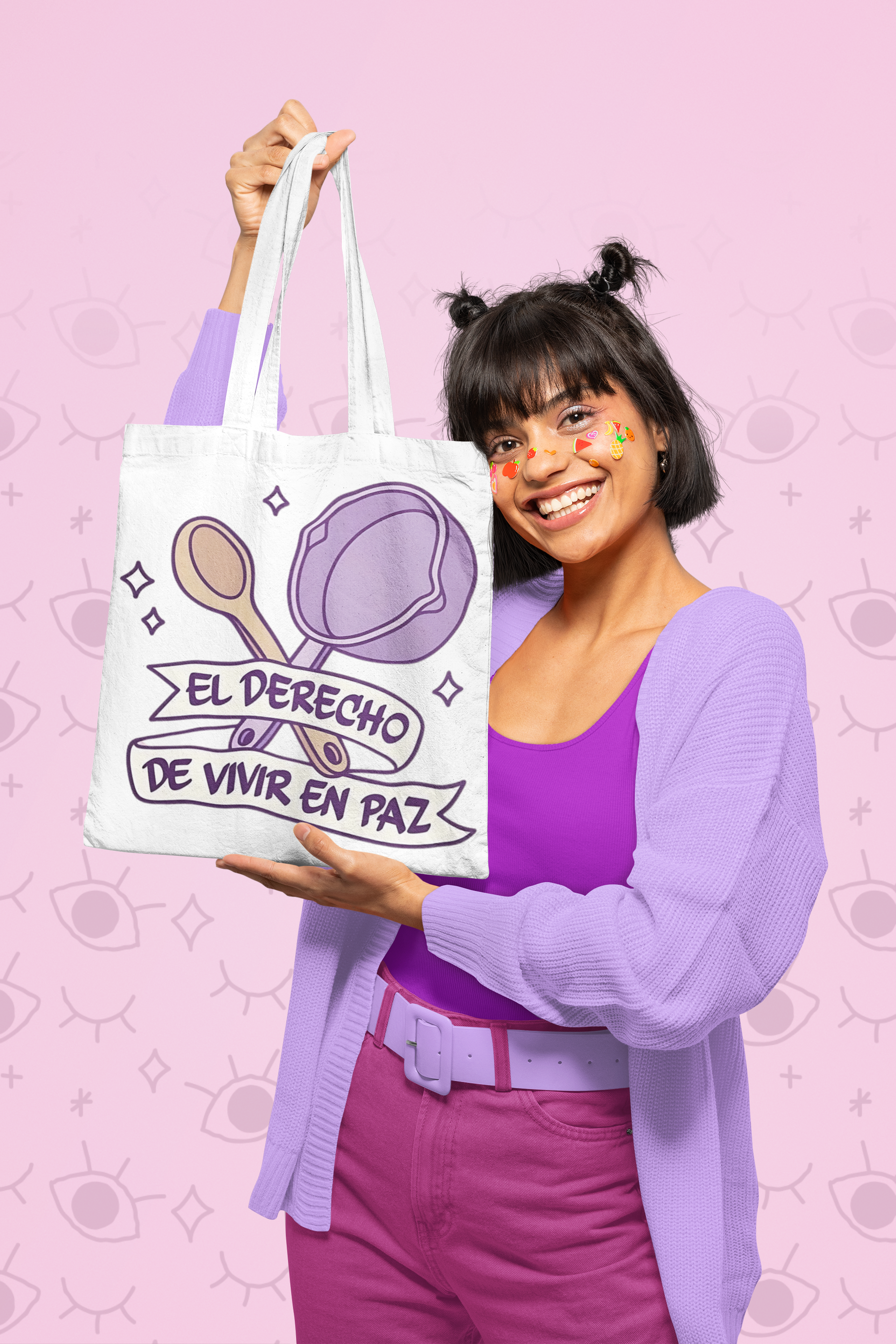 Tote bag Blanca el derecho de vivir en paz.