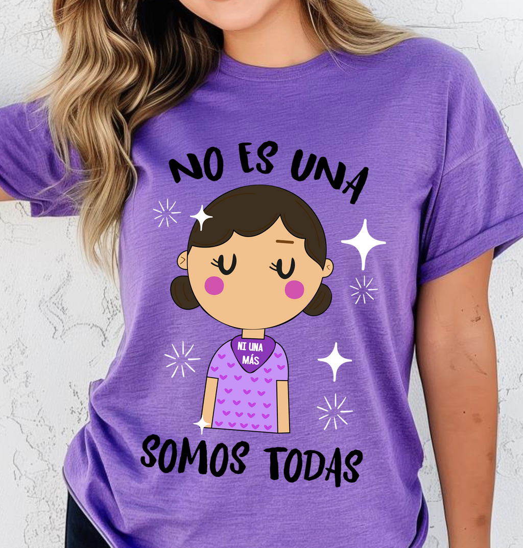 Blusa morada, no es una, somos todas.