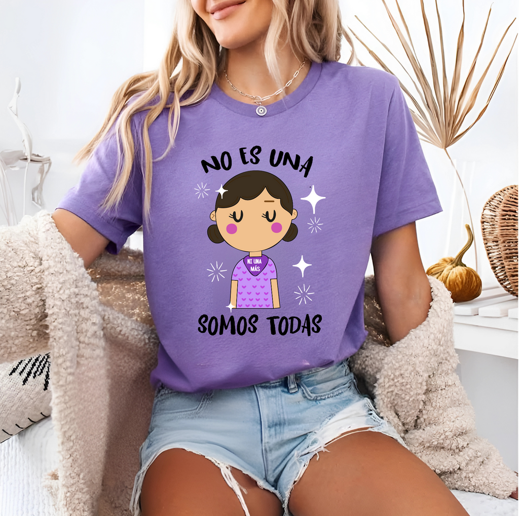 Blusa morada, no es una, somos todas.