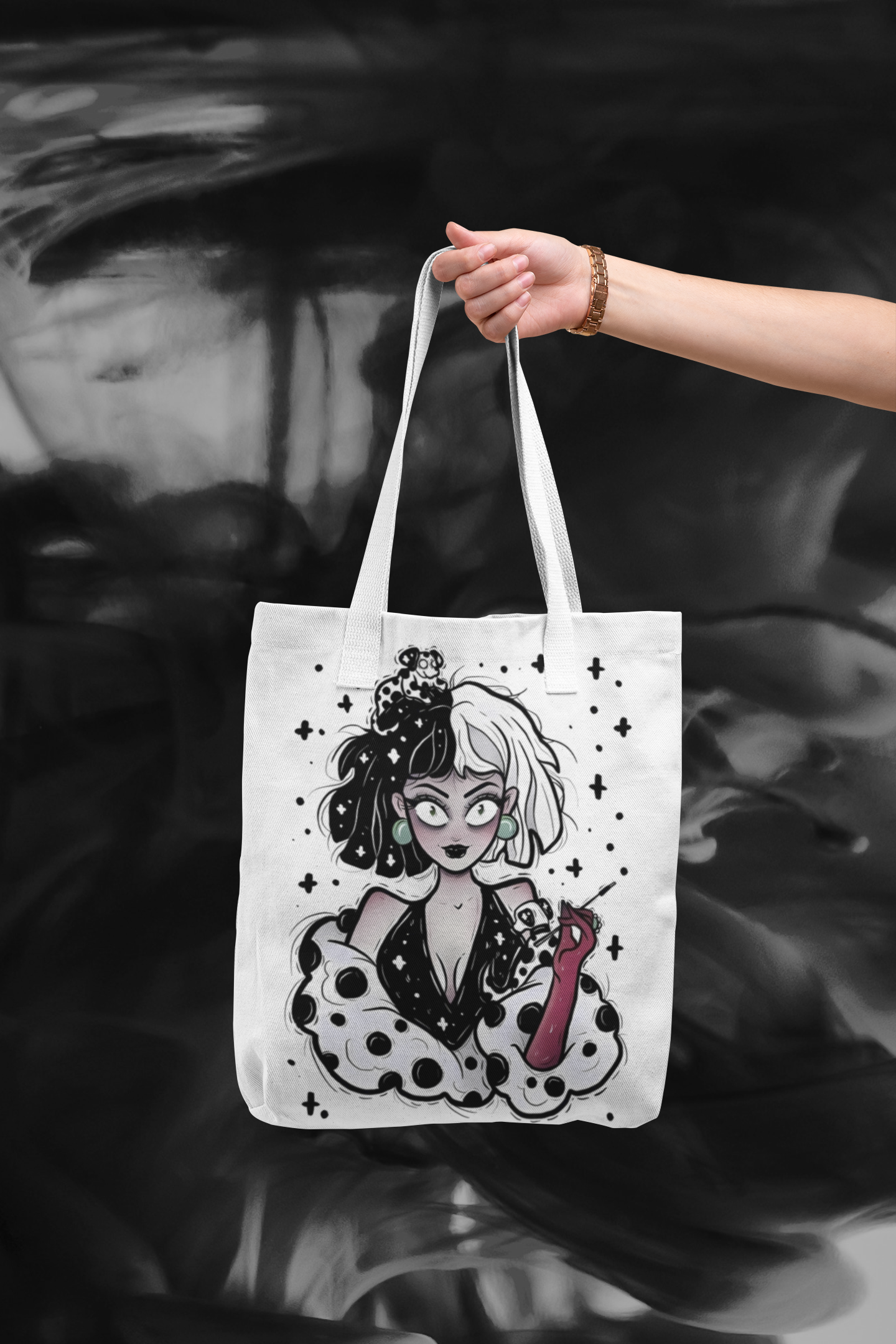 Tote bag villanas Cruella