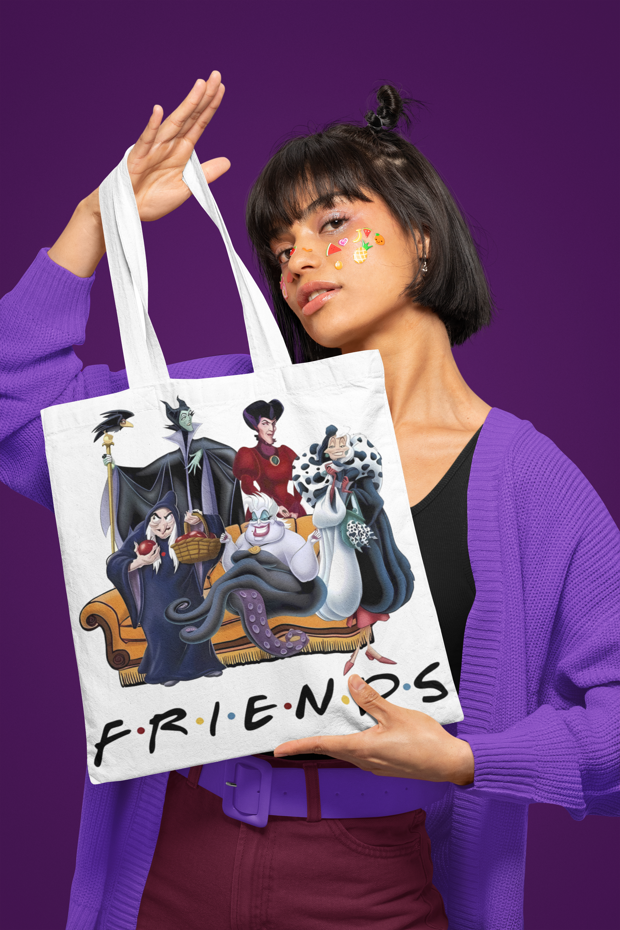 Tote bag villanas friends