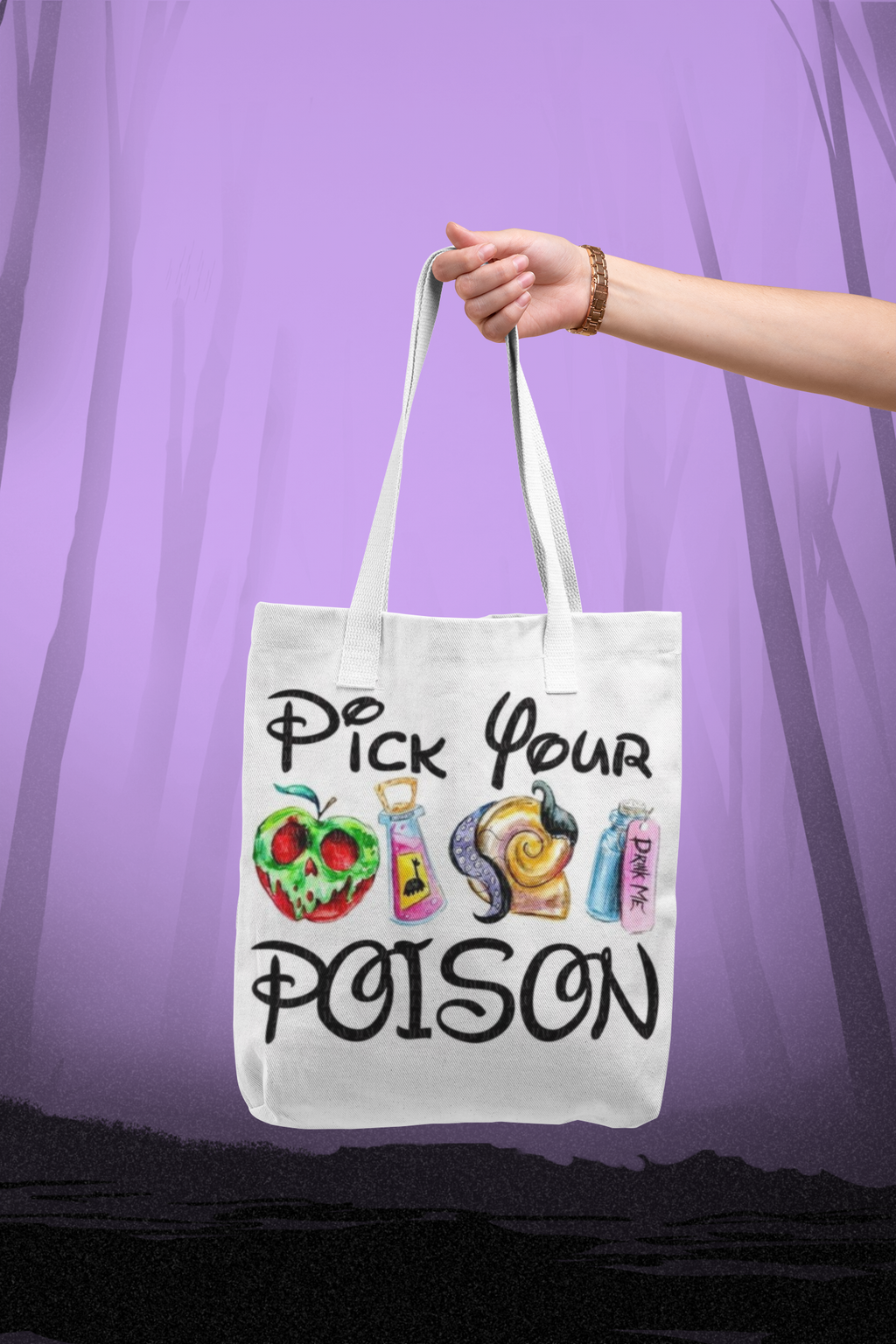 Tote bag villanas pick your poison
