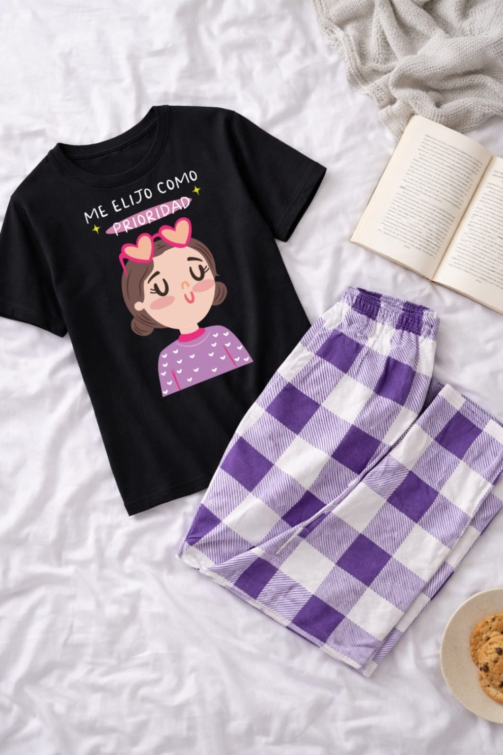 Pijama me elijo como prioridad.