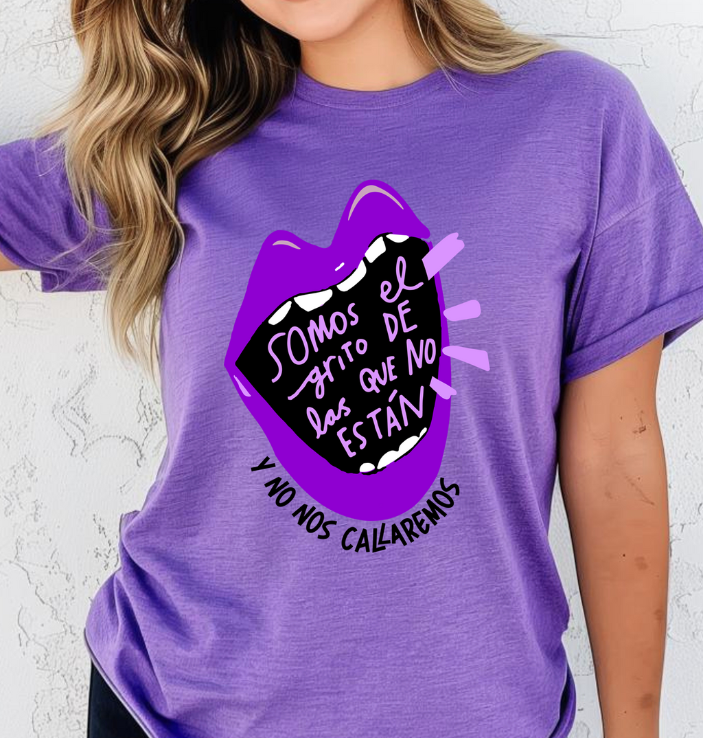 Blusa somos el grito de las que no están