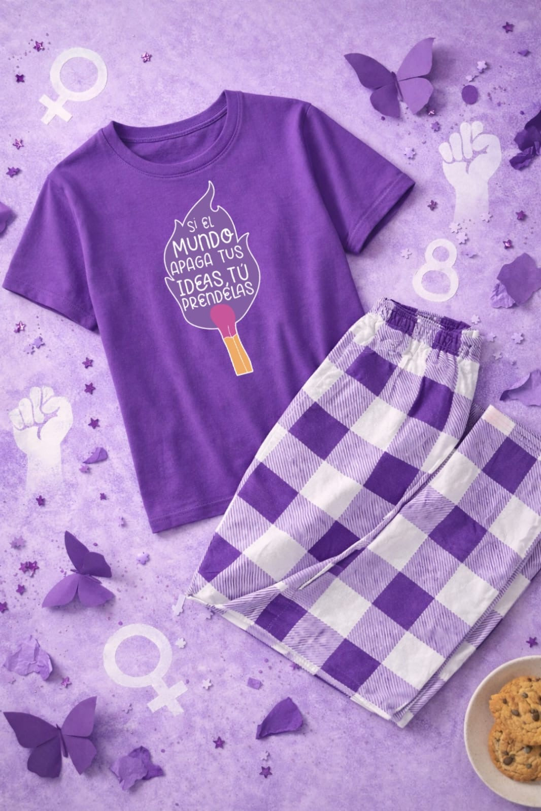 Pijama si el mundo apaga tus ideas tú préndelas.