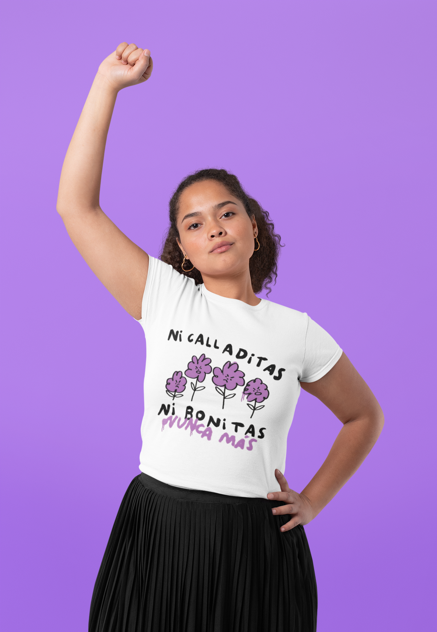 Playera ni calladitas ni bonitas nunca más