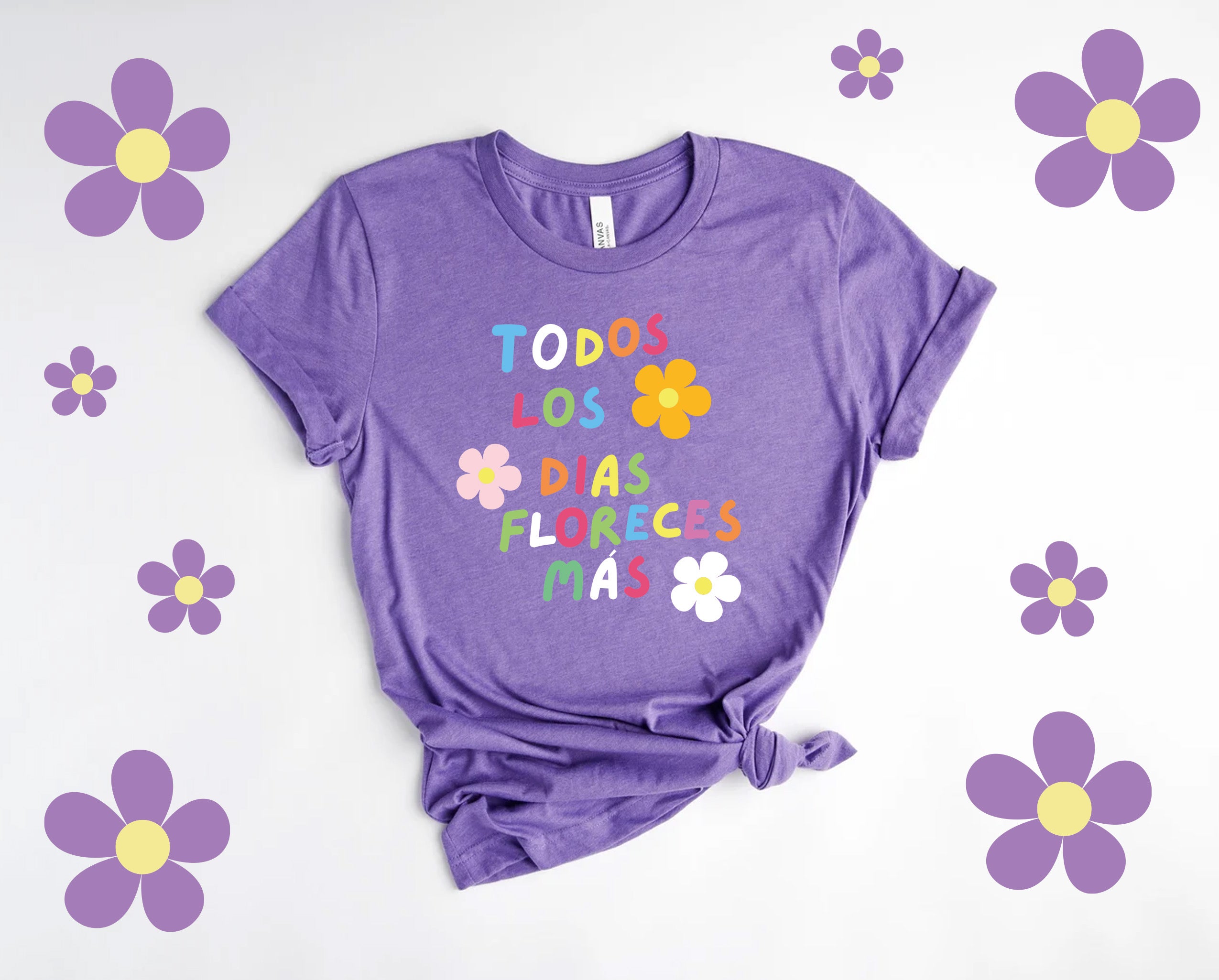 Blusa  morada todos los días floreces más