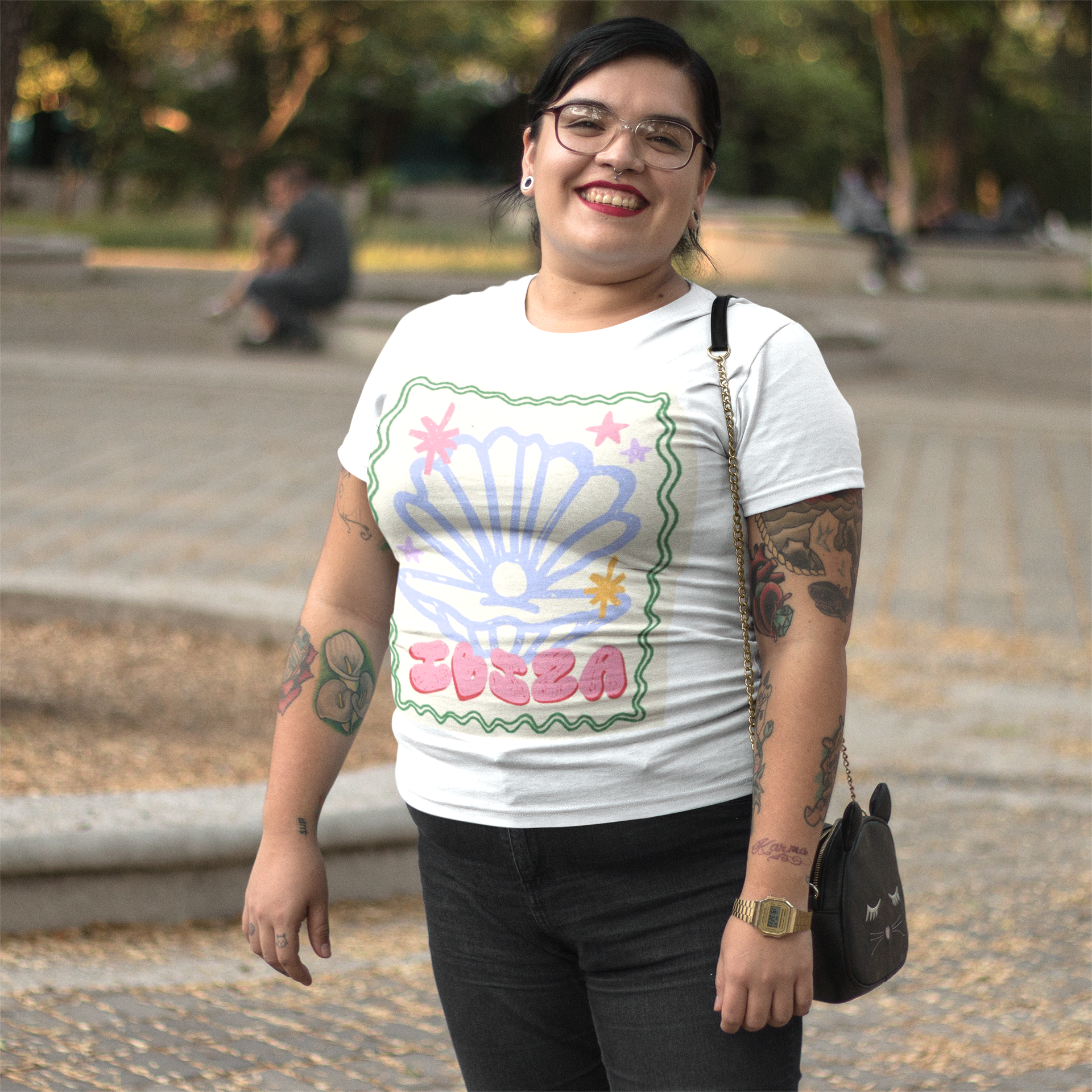 Playera blanca IBIZA