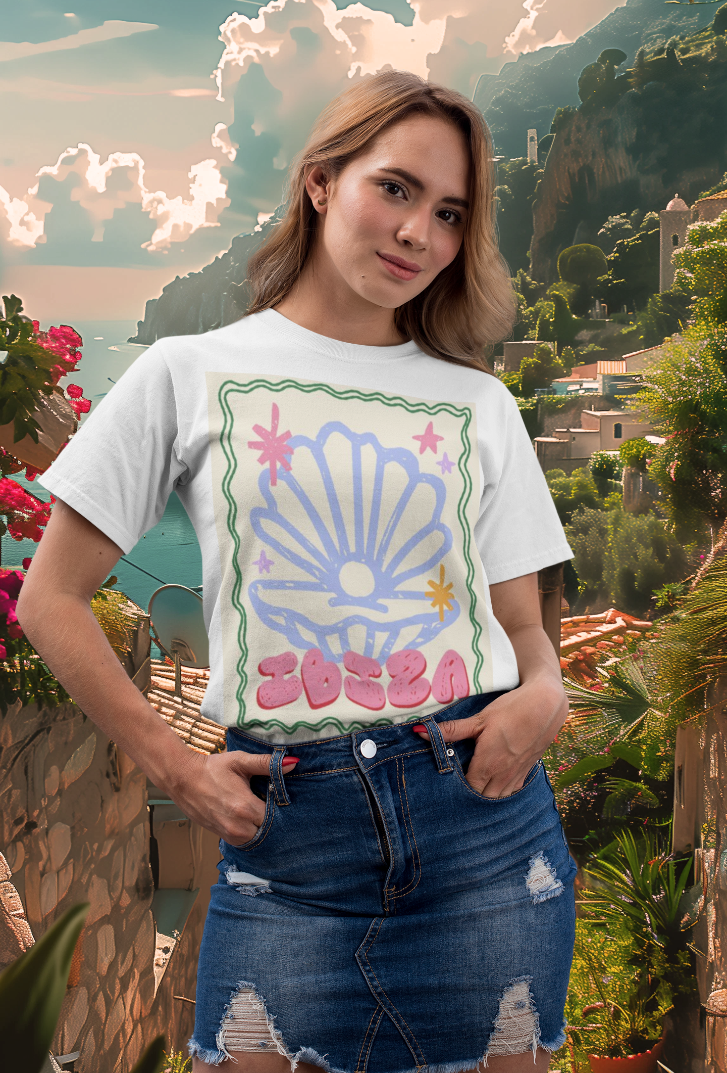 Playera blanca IBIZA