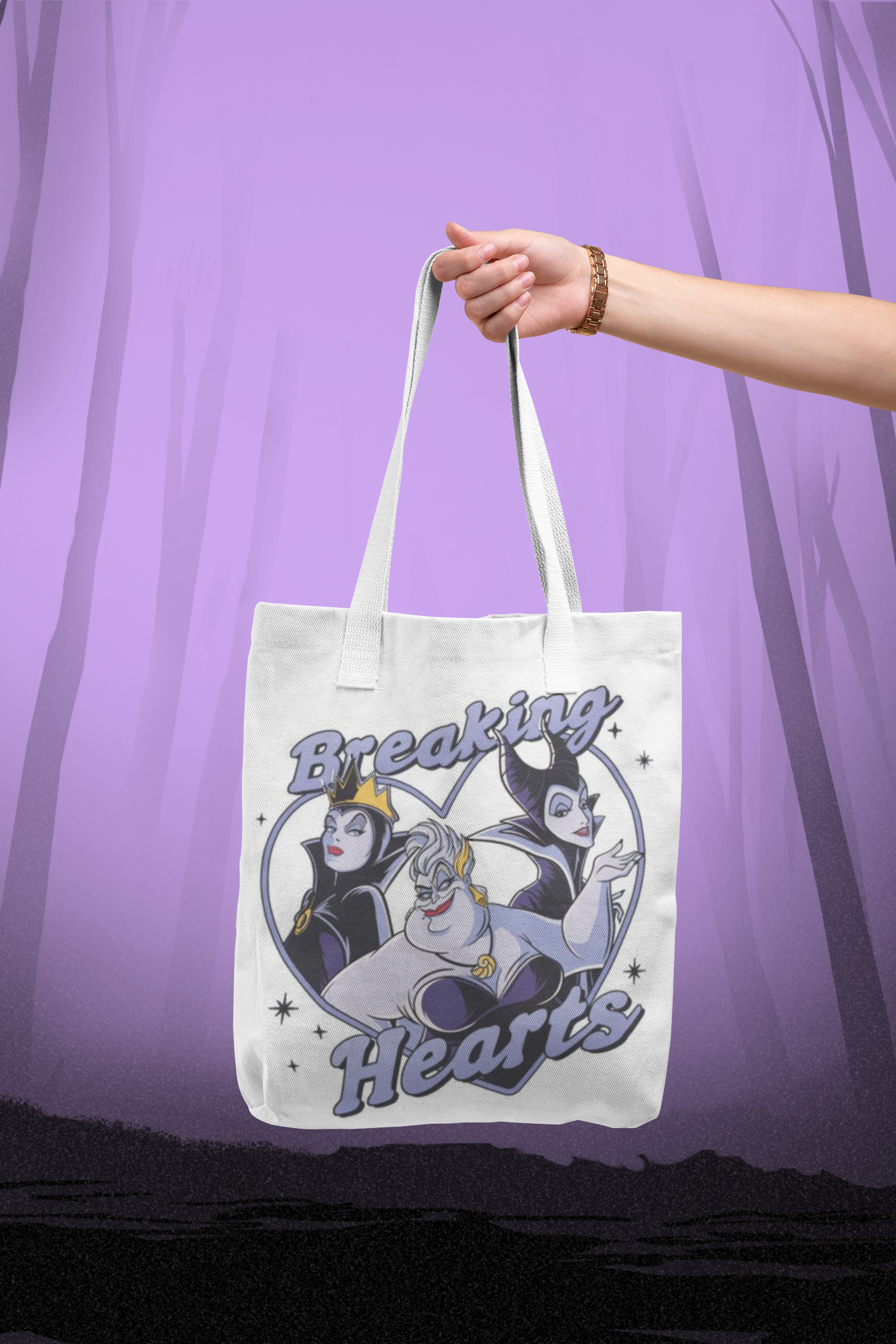 Tote bag villanas breaking hearts