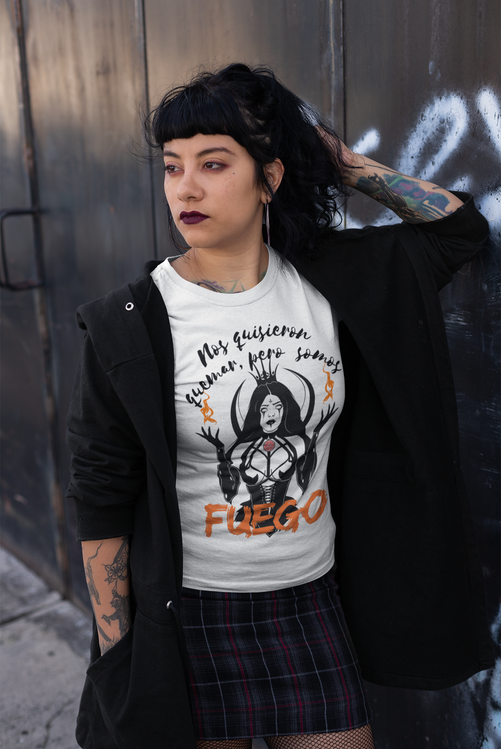 Playera nos quisieron quemar pero somos fuego.
