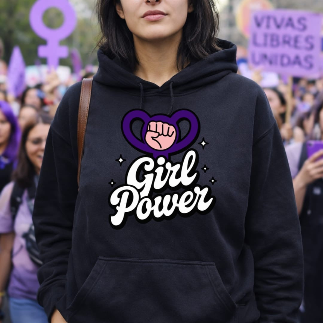 Sudadera girl power puño