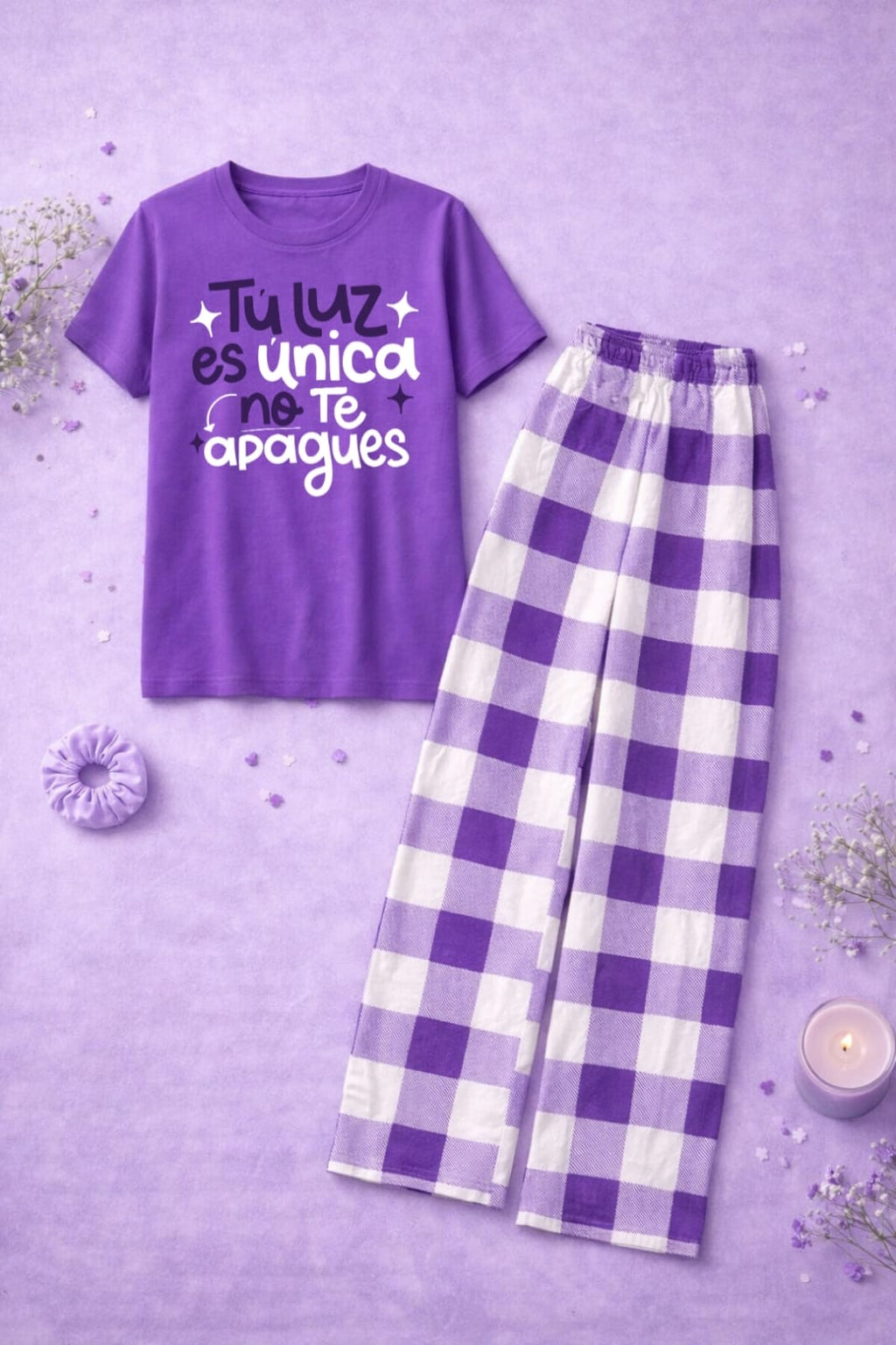 Pijama tu luz es única.