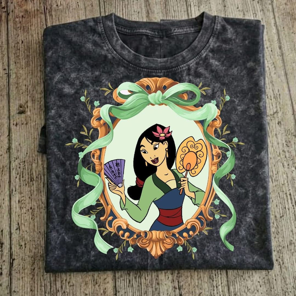 Princesas mulan algodón mineral wash