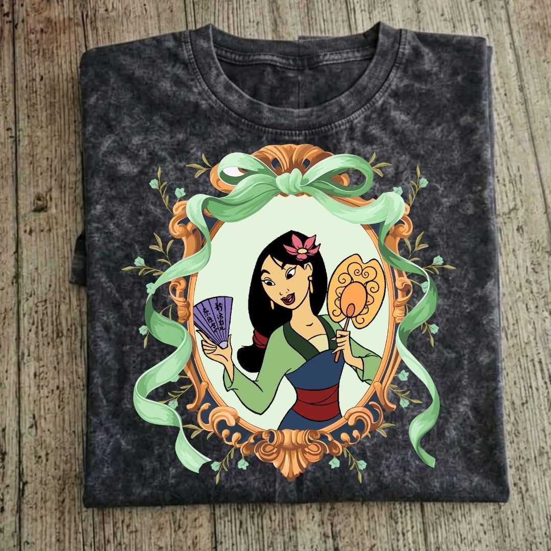 Princesas mulan algodón mineral wash